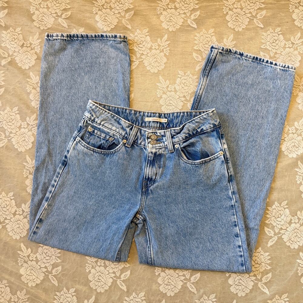Levi’s Superlow Wide Leg Jeans Size 28